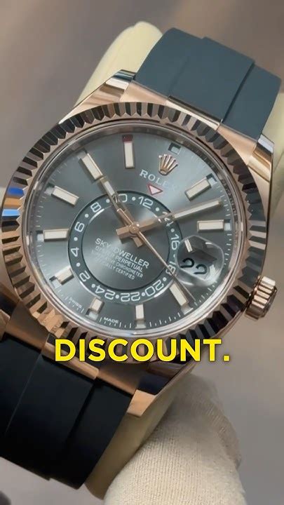 rolex discount strucutre